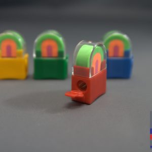 Pencil Sharpener With Colorful Eraser