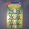 6 Pcs. Adhesive Hook Starfish