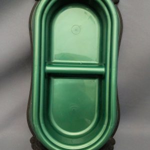 Dog Dish 2 Compartment Rect.