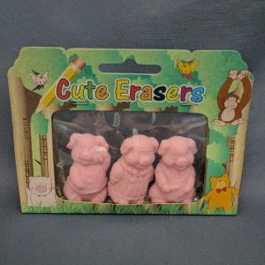 CUTE ERASER 3 PIGS