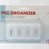 PILL ORGANIZER 4 COMPARTMENT