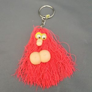 KEY CHAIN LONG HAIR (12/CARD)