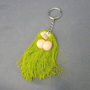KEY CHAIN LONG HAIR (12/CARD)