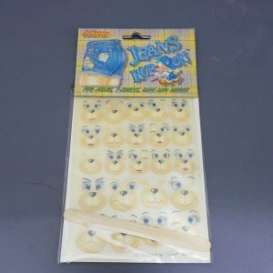RUB ON STICKER FACES