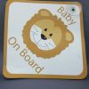 BABY ON BOARD SIGN