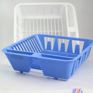 DISH DRAINER (WHITE,BLUE)