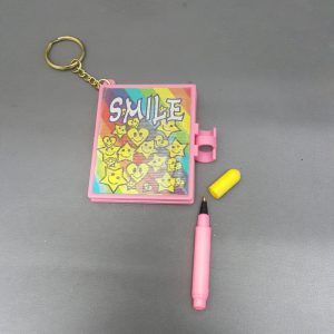 SMILE NOTEBOOK W/ CHAIN (12/HANGER)