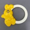 BABY RATTLE RING W/ RABBIT