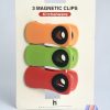 3 MAGNETIC CLIPS