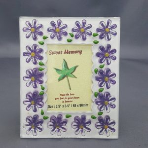 PHOTO FRAME FLOWER 2.5 X 3.5