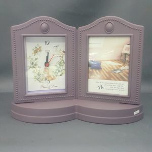 PHOTO FRAME W/ CLOCK