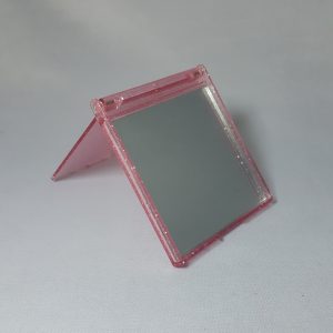 Small Square Mirror w/ Glitter Finish