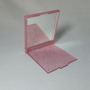 Small Square Mirror w/ Glitter Finish