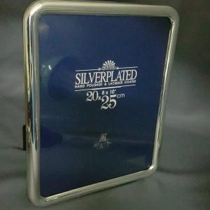 SILVER PLATED PHOTO FRAME 8 X 10
