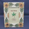 PHOTO FRAME GOLDEN FLOWERS & LEAVES 5R