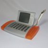 Calendar Clock W/ Pen Stand