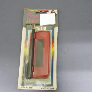 MAGNETIC MEMO HOLDER W/ BALLPEN