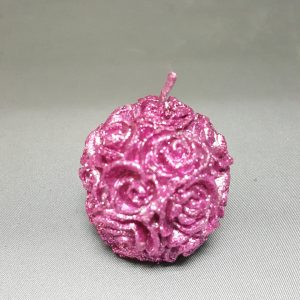 ROSE BALL CANDLE SMALL (SET OF 6)