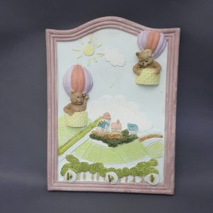 DECORATIVE KEYHOLDER - BEAR IN BALLOON