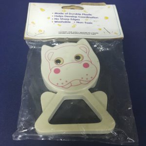 BABY RATTLE HIPPO & COW