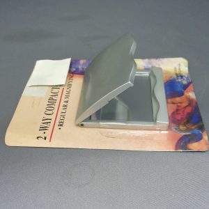 TWO-WAY COMPACT MIRROR SILVER COLOR