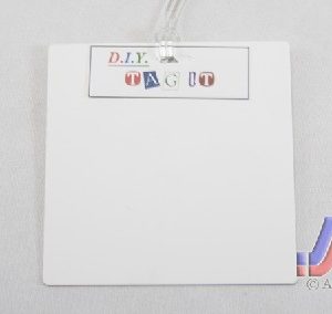 DIY TAG SQUARE (WHITE,ORANGE)