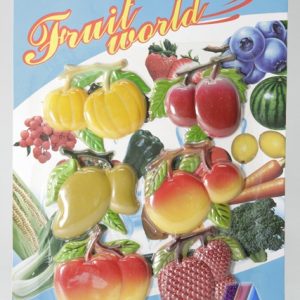 S/6 FRUIT MAGNETS (MANGO,APPLE)