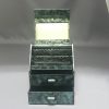 DELUXE MUSICAL JEWELRY CHEST GREEN