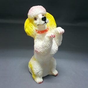 SQUEEZE TOY DOG POODLE