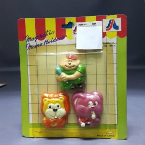 MAGNETIC MEMO HOLDER ANIMAL (3/CARD)
