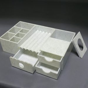 COSMETIC ORGANIZER W/ MIRROR