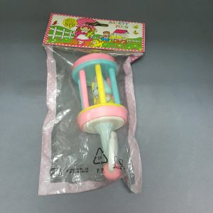 BABY RATTLE W/ CAGE ANIMAL