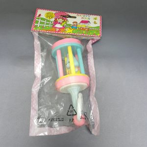 BABY RATTLE W/ CAGE ANIMAL
