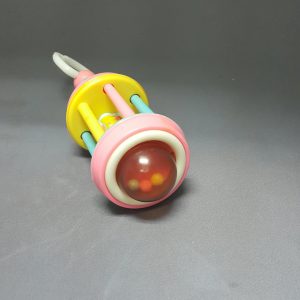 BABY RATTLE W/ CAGE ANIMAL
