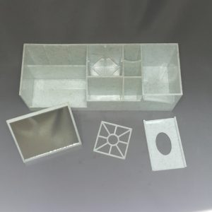 COSMETIC ORGANIZER W/ MIRROR