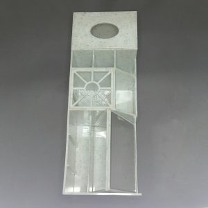 COSMETIC ORGANIZER W/ MIRROR