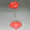 CARD CLIP LIPS W/ HEART