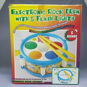 B/O ELECTRONIC ROCK DRUM W/ 5 LIGHTS