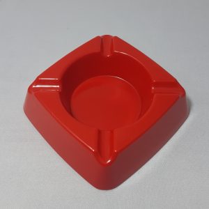 Red Melamine Ash Tray