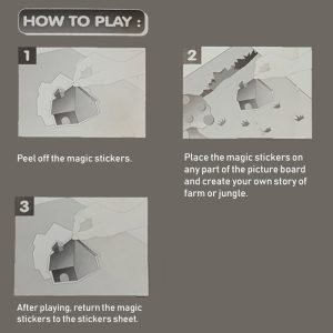 Magic Static Electro Stickers