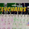 SKELETON KEYCHAIN 12 PCS/CARD