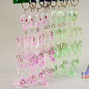SKELETON KEYCHAIN 12 PCS/CARD
