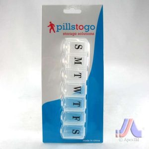 7 DAY PILL BOX (CLEAR)