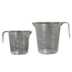 Clear Plastic Measuring Cup (200 & 400ml)