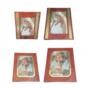 Photo Frame Red Marble