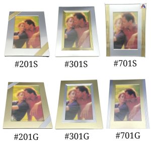 Silver with Gold Photo Frame