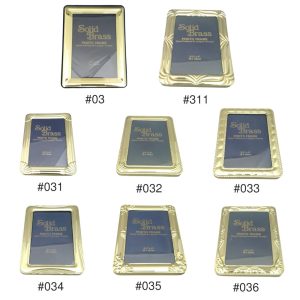 Solid Brass Photo Frame