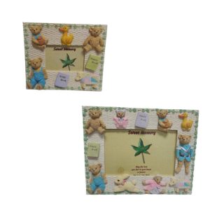 Bear & Baby Book Photo Frame