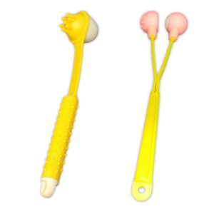 Yellow Manual Back Massager - Single or Double Ball