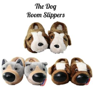 The Dog - Plush Dog designed Room Slippers